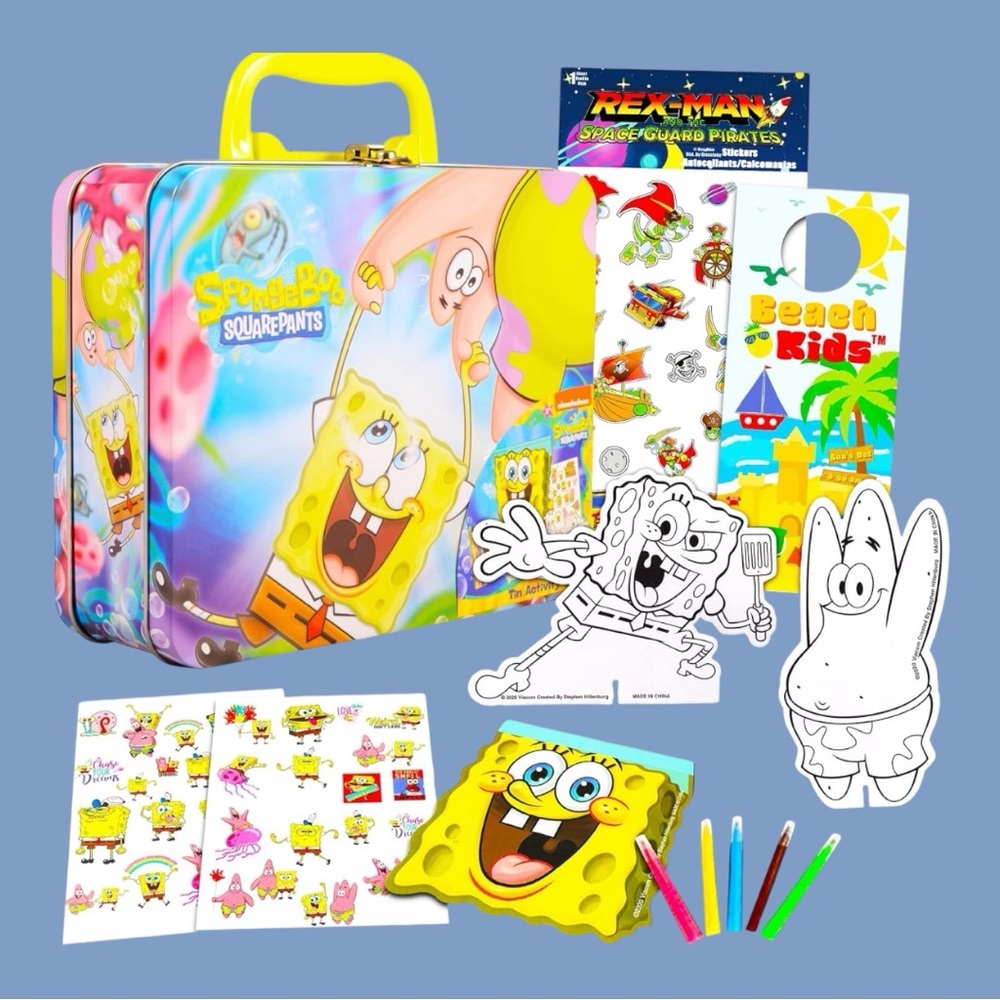 New SpongeBob Tin Activity Set